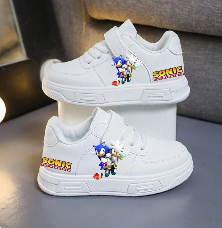 Sonic Students Fashion Casual Shoes Cartoon Anime Print Sneakers Cute Board Shoes Birthday Party Gifts