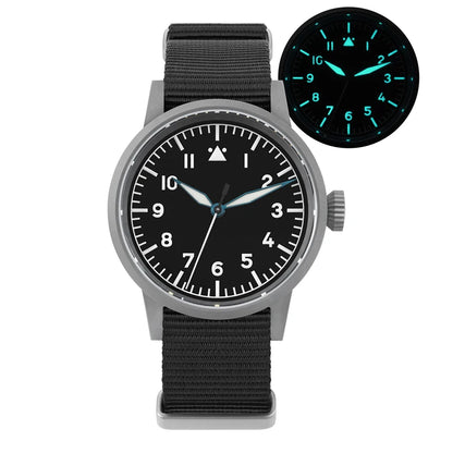 Militado ML10 Quartz Watch VH31 Sweeping Second Movement Sapphire Crystal BGW9 Luminous 10Bar Waterproof 36.9mm Vintage Watches