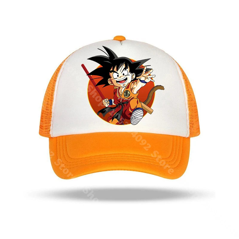 „Dragon Ball“ beisbolo kepurės su anime personažų atvaizdais, saulės kepurės vaikams ir suaugusiems, vasarinės, kvėpuojančios, kasdienio stiliaus kepurės, reguliuojamos kepurės su snapeliu, dovanos