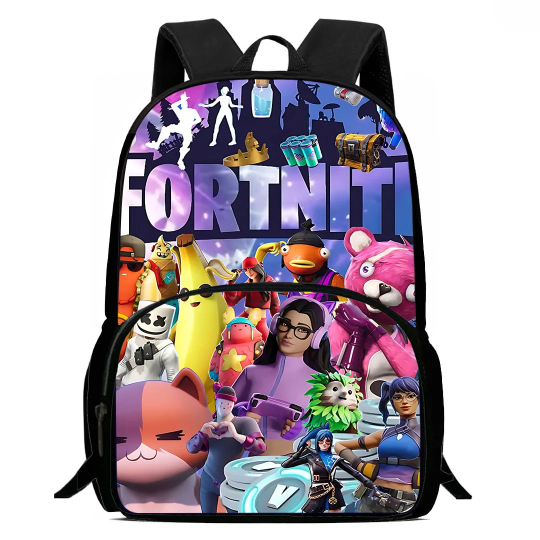 Classic Game FortniteS Kids Backpacks Boys Girls Student Birthday Gift Child School Bags Large Capacity Camping Durable Rucksack