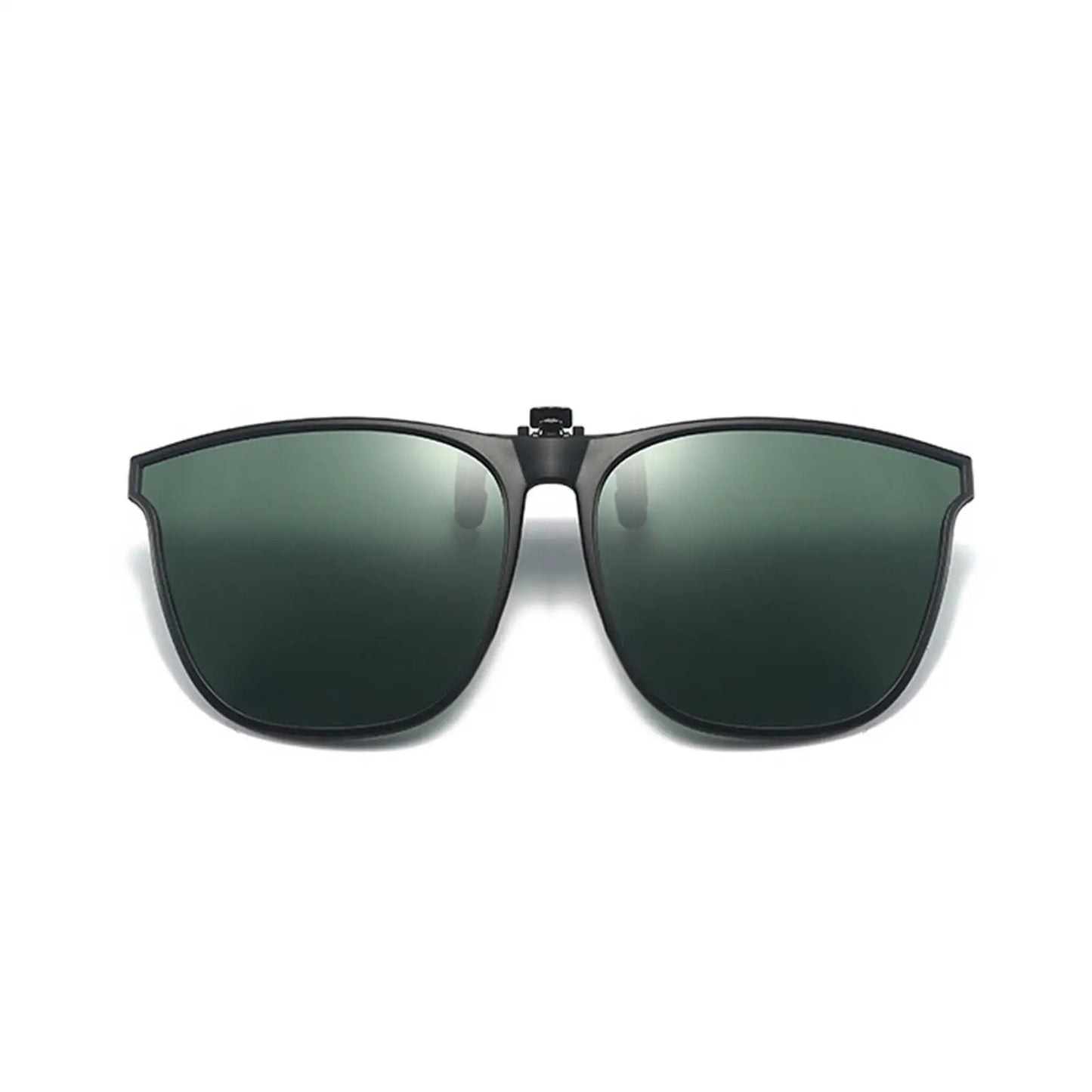New Polarized Flip-up Sunglasses Clips For Myopia Glasses Retro Big Size Square TAC Material Glasses Clip-on Sunglass Clip