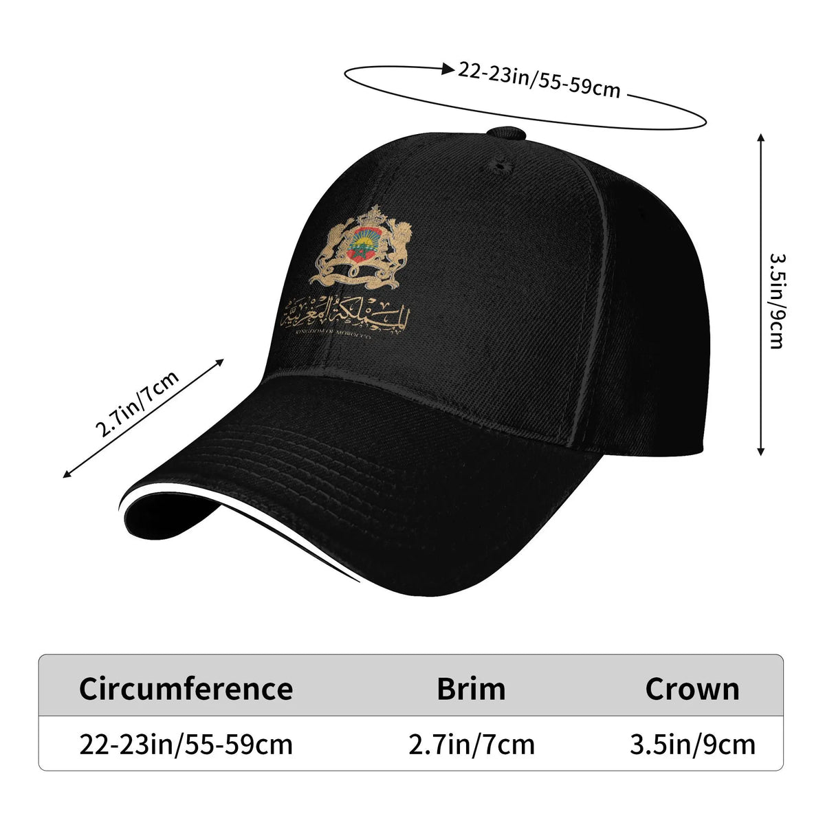 Marokko vlag kaart baseballpet y2k coole truckerpet zomer heren dames jacht kamperen baseballpetten