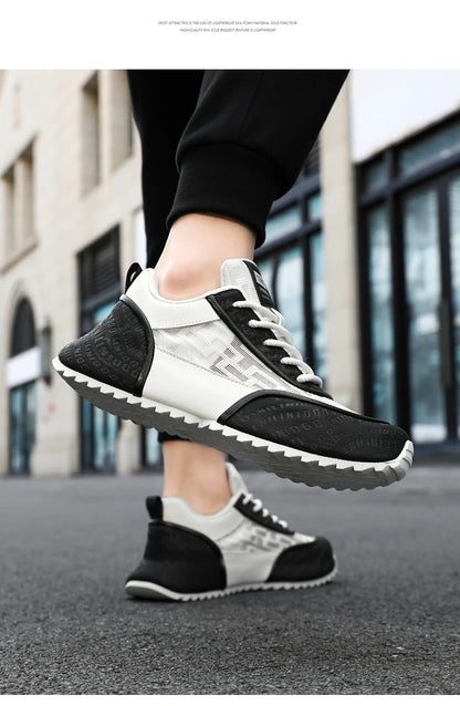 Markenschutz 2026 neue leichte, rutschfeste, atmungsaktive und verschleißfeste Herren-Laufschuhe – sportlich, modisch, vielseitig, lässig