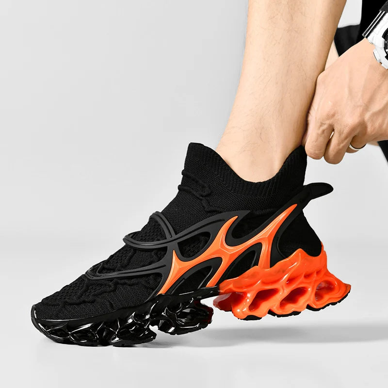 Chaussure Homme Chaussures de course respirantes pour hommes, baskets décontractées pour hommes, chaussures de tennis pour hommes, entraîneur de course, mocassins à la mode, luxe