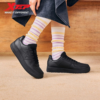 Xtep White Sneakers Women 2026 Spring Couples Versatile Trendy Casual Thick-soled Heightening Sports Shoes 874118319851