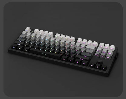 2025 Original Daylight Keycaps PBT Translucent, Side-engraved OEM 136 Keys, Customized To Fit 60/84/98/108 Mechanical Keyboards.