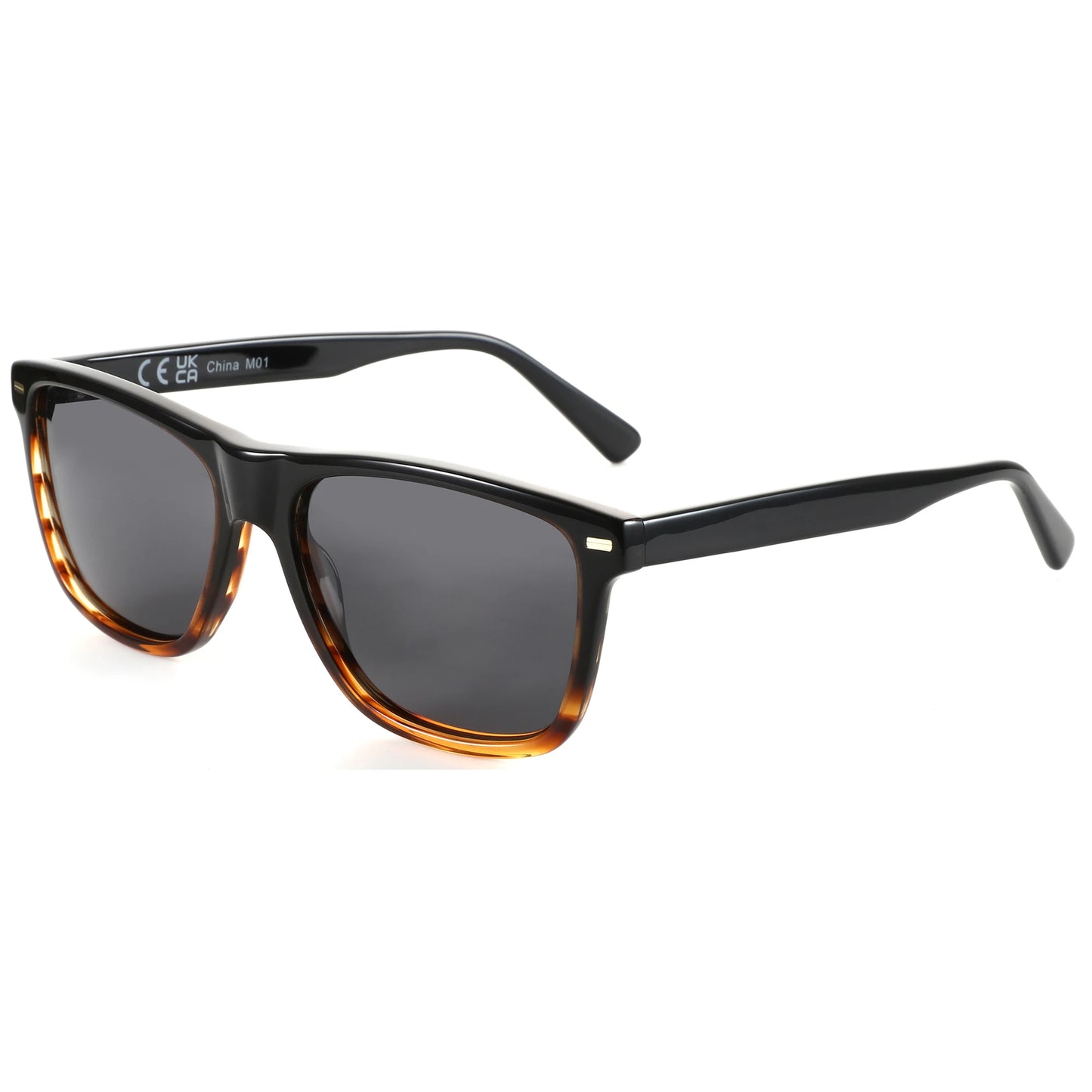 ZENOTTIC Trendy Polarized Sunglasses UV400 Protection Acetate Square Sun Glasses Classic Design Shade for Women Men