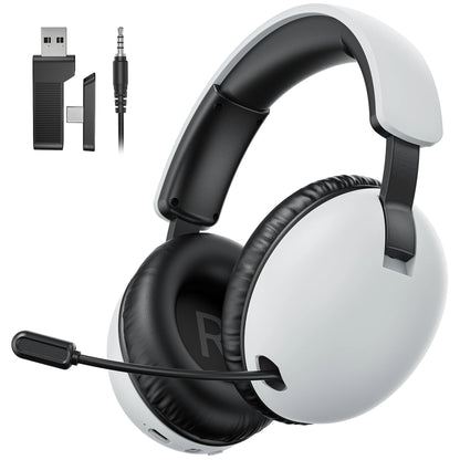 Acinaci BL500 Wireless Gaming Headset 2.4G Bluetooth 5.3 & Wired – Noise-Cancelling Mic, 30H Battery, 50mm Drivers for PC, PS5, PS4
