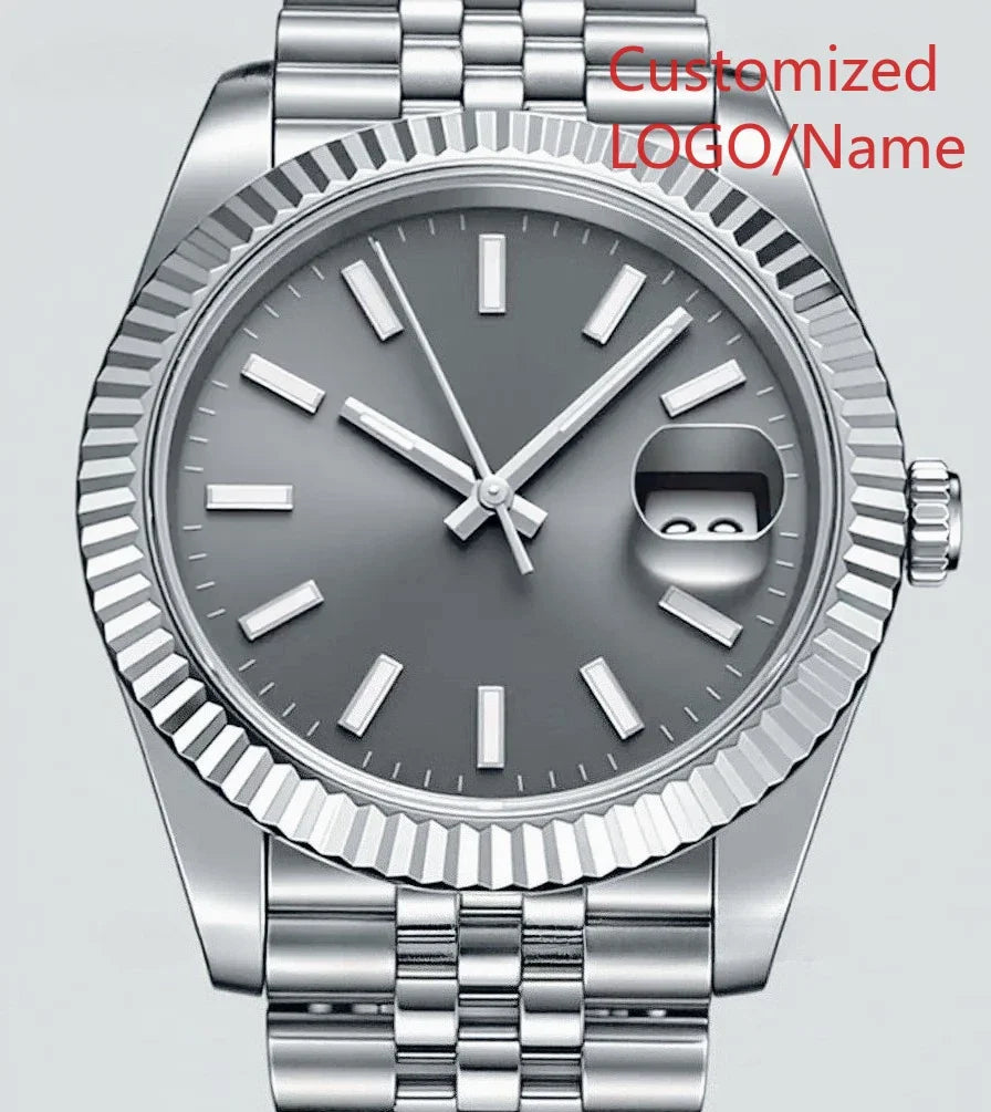 A989 Store Customized Watch Men's WomenAutomatic Mechanical Watch 36mm 40mm 904L Stainless Steel Black Blue