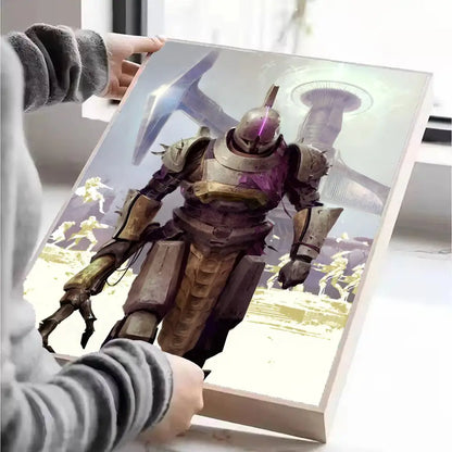 Destiny Poster Self-adhesive Art Waterproof Paper Sticker Coffee House Wall Decor