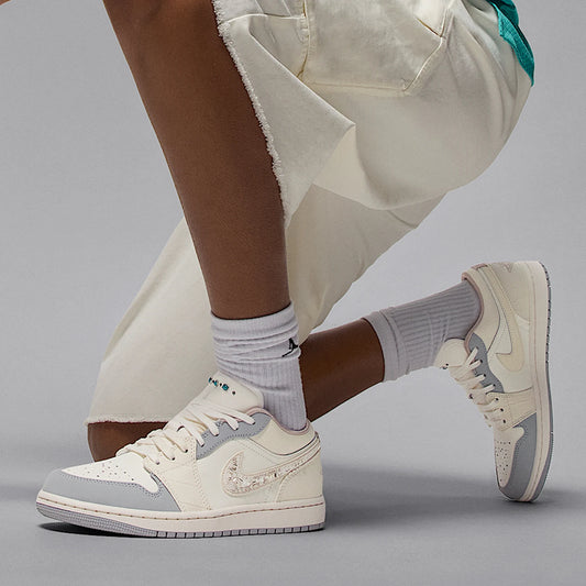 Nike genuine Air Jordan 1 Low Women's Durable Sports Shoes IH7323-100