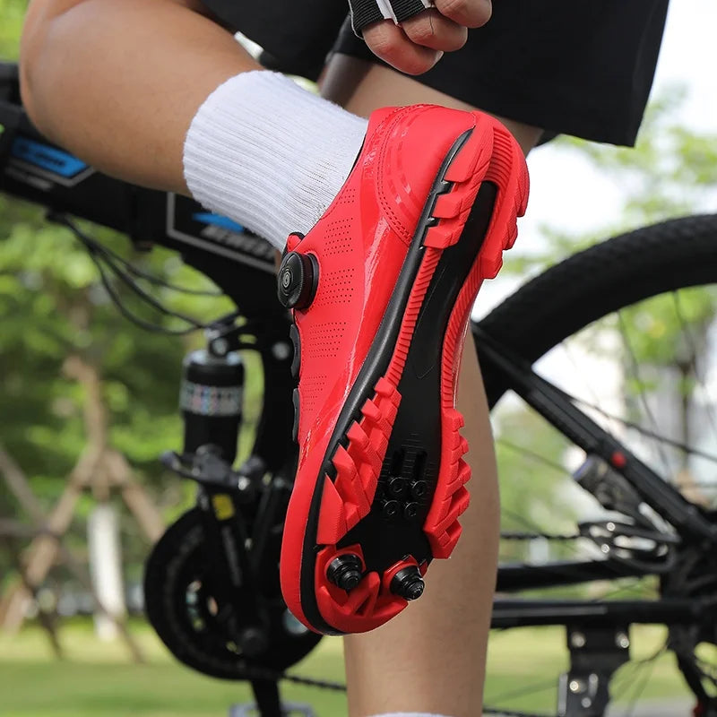 Men's Mountain Bike Shoes MTB,Breathable,Non-Slip,High Hardness,Suitable For Outdoor Road Racing,Mountain Off-Road Riding 37-46