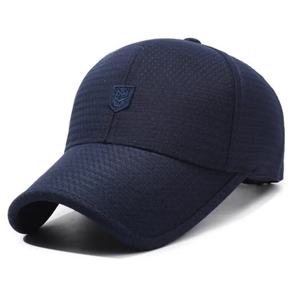 Frühjahr/Sommer – Neue Baseballkappe aus Netzgewebe – Outdoor-Sportkappe – Atmungsaktiv – Sonnenschutzkappe – Schlichte Freizeitkappe für Herren und Damen