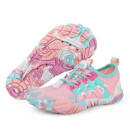 New 12 Colors Water Shoes Kids Summer Beach Five Fingers Barefoot Swimming Aqua Shoes Quick Dry Seaside River Children Sneakers