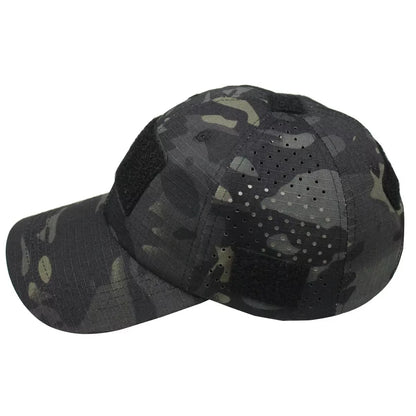1 stk. Ny camouflage-baseballkasket til mænd, åndbar solhat til udendørs sport, jagt, vandreture, camping, strand og fiskeri