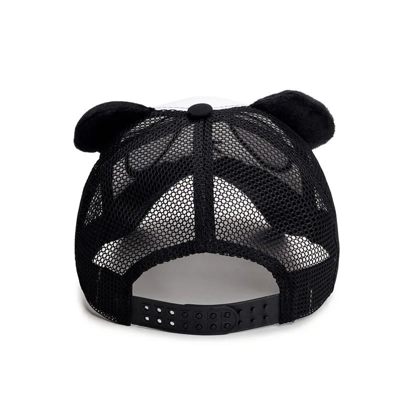 Søde sommer-baseballkasketter med panda-motiv til mænd og kvinder – bomulds-hiphop-snapback-kasketter med solbeskyttelse til drenge og piger – udendørs gorras – dropshipping