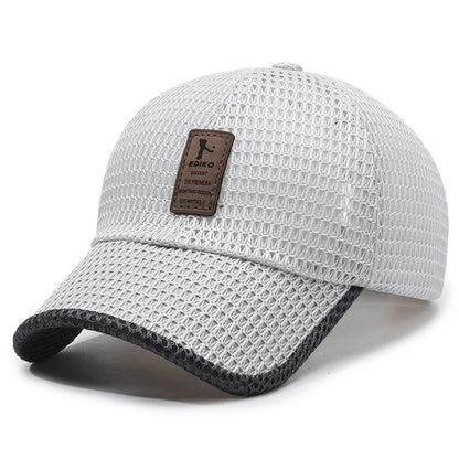 Unisex Label Mesh Breathable Baseball Caps Spring and Summer Outdoor Adjustable Casual Hats Sunscreen Hat Sports Cap
