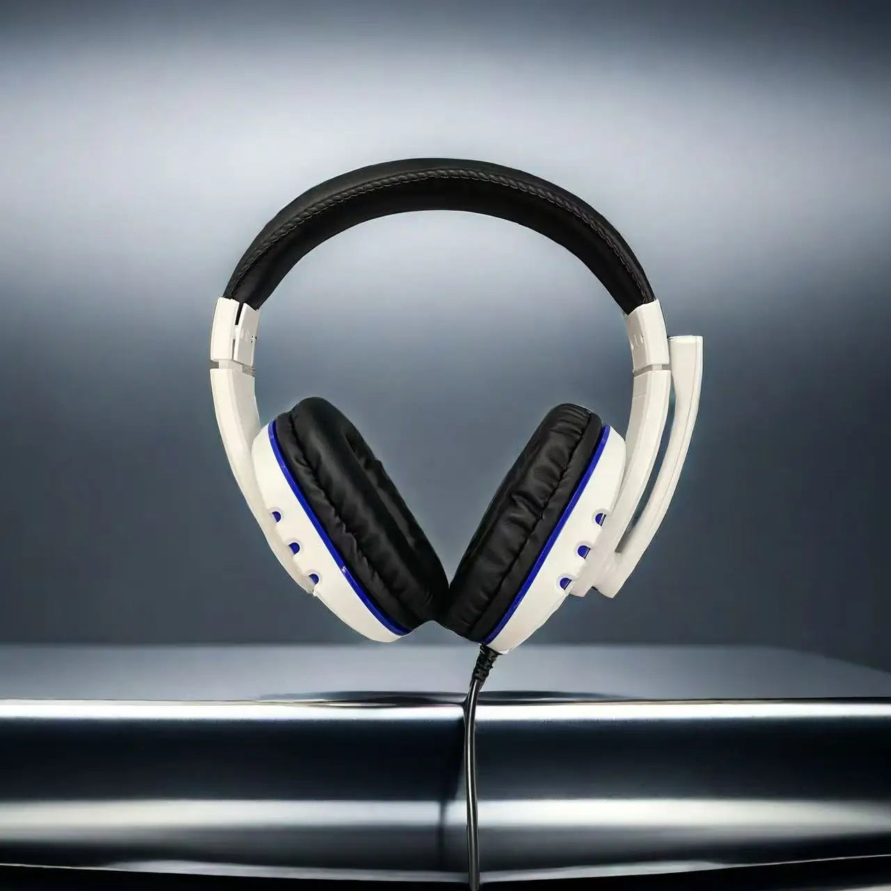 Auriculares con cable 7260 con micrófono – Headset para gaming y trabajo para PS4 PS5 Xbox One, estudio y reuniones, auriculares con jack 3.5mm