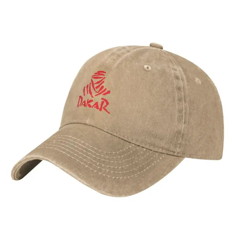 Casquettes de baseball vintage de course tout-terrain « D-Dakares Rally », style unisexe, effet vieilli, lavées, casquettes de soleil, de voyage, souples et non structurées