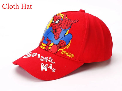 Marvel Anime figurka Spider-Man kreslená baseballová čepice bavlna polyester čepice s kšiltem pro chlapce a dívky čepice a doplňky k hlavě dětský dárek k narozeninám