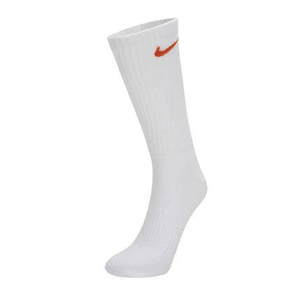Nike (Nike) мъжки и дамски чорапи, дишащи, абсорбиращи потта спортни чорапи, баскетболни чорапи, модни и универсални ежедневни чорапи (3 чифта) Sx7676-902