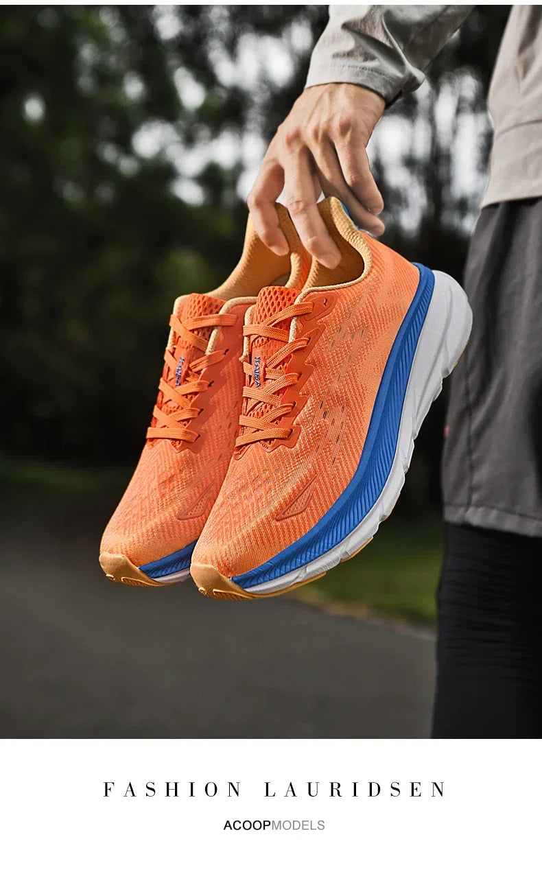 2025 nye afslappede løbesko til sport og udendørs brug, komfortable forår/sommer-sneakers med skridsikker sål, unisex til mænd og kvinder, bløde træningssko til mænd