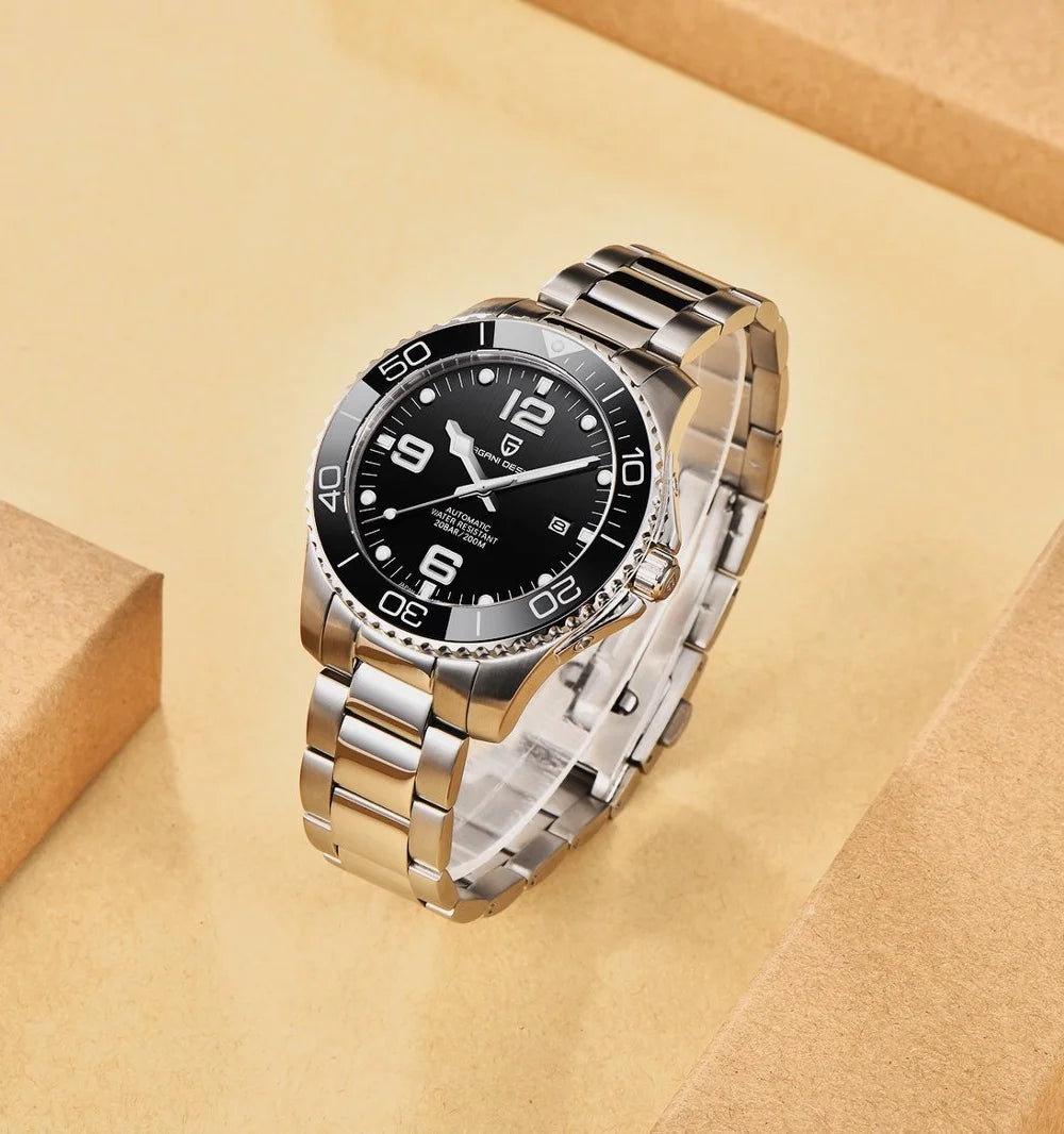 PAGANI DESIGN Men's Luxury Mechanical Watch Japan MIYOTA 8215 Automatic Movt Wristwatch 200m Waterproof Reloj Hombre PD-1702