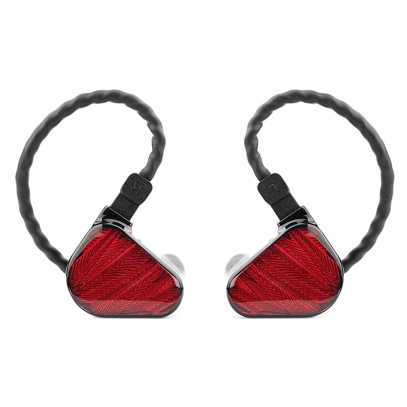 TRUTHEAR x Crinacle ZERO:RED kabelgebundene audiophile In-Ear-Kopfhörer mit dualem dynamischem Treiber, 0.78 2Pin HiFi-Kopfhörer
