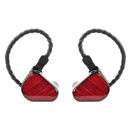TRUTHEAR x Crinacle ZERO:RED kabelgebundene audiophile In-Ear-Kopfhörer mit dualem dynamischem Treiber, 0.78 2Pin HiFi-Kopfhörer