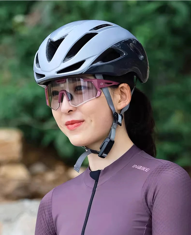 LAMEDA polariserede cykelbriller til landevejscykling UV400 mountainbike-solbriller cykelbriller sportsbriller udendørs solbriller til mænd og kvinder