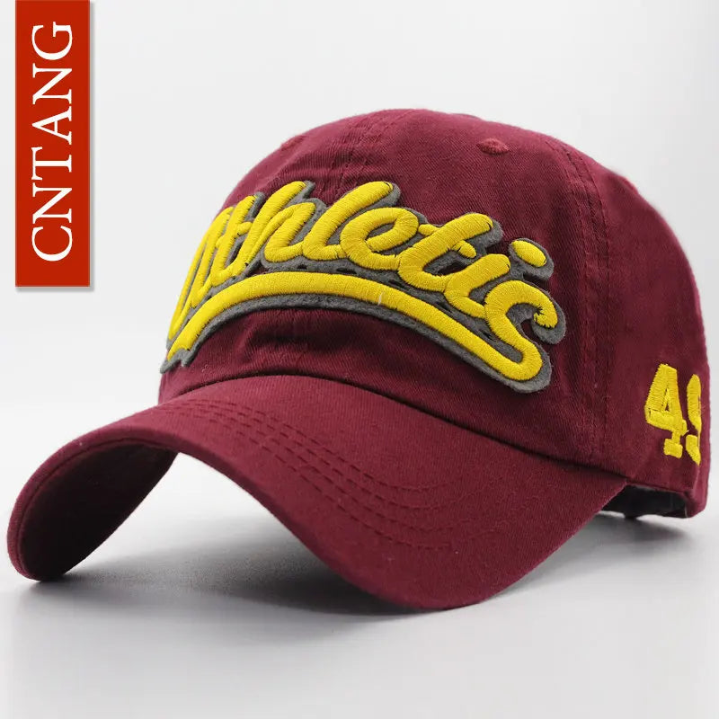 Big Letter Embroidery Baseball Cap Men Summer Casual Women Fashion Snapback Cotton Caps Visor Hip Hop Hat Autumn Adjustable