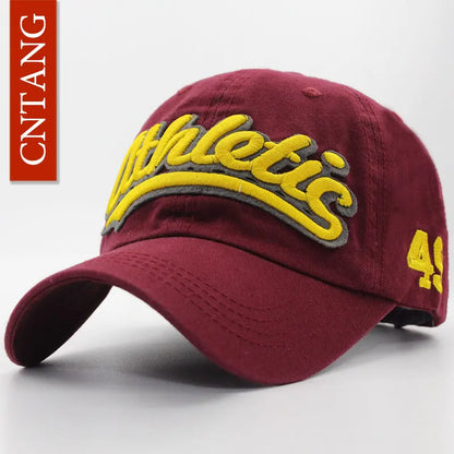 Big Letter Embroidery Baseball Cap Men Summer Casual Women Fashion Snapback Cotton Caps Visor Hip Hop Hat Autumn Adjustable