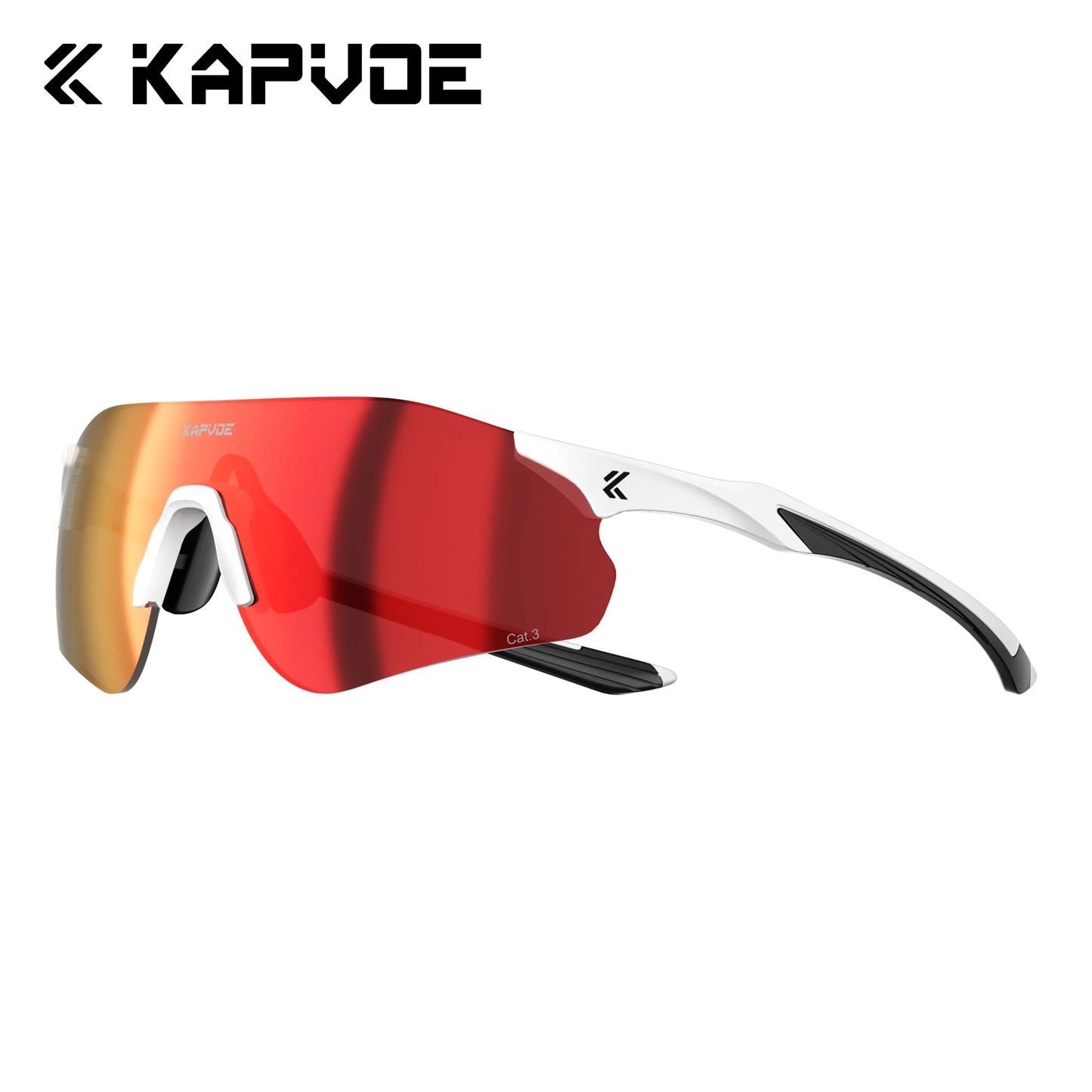 Kapvoe New Outdoor Running Cycling Glasses Bike Photochromic Sunglasses Women Eyewear Men Sports Marathon Bicycle UV400 Goggles