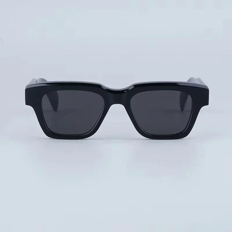 JMM Fellini Sunglasses Square High Quality High Street Punk Uv400 Men and Women Eyeglasses for Optical Prescripiton with Case