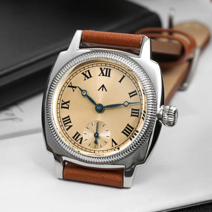 Militado ML03 Tribute 1926 VD78 Quartz Movement Watch Sapphire Crystal Stainless Steel Case Roman Dial 100M Waterproof Watches
