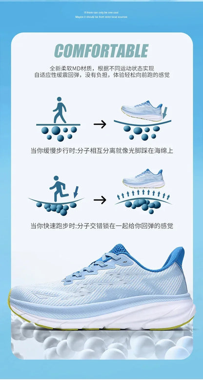 2025 nye afslappede løbesko til sport og udendørs brug, komfortable forår/sommer-sneakers med skridsikker sål, unisex til mænd og kvinder, bløde træningssko til mænd