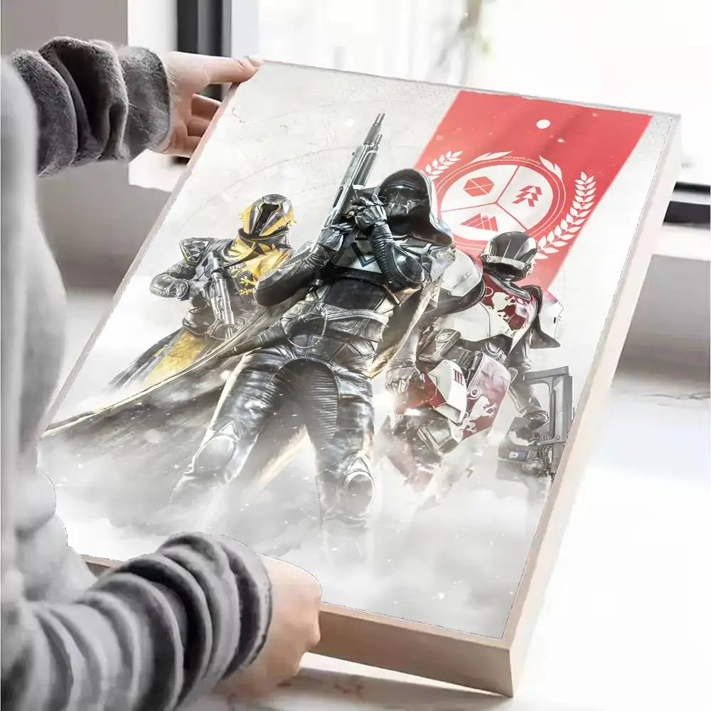 Destiny Poster Self-adhesive Art Waterproof Paper Sticker Coffee House Wall Decor