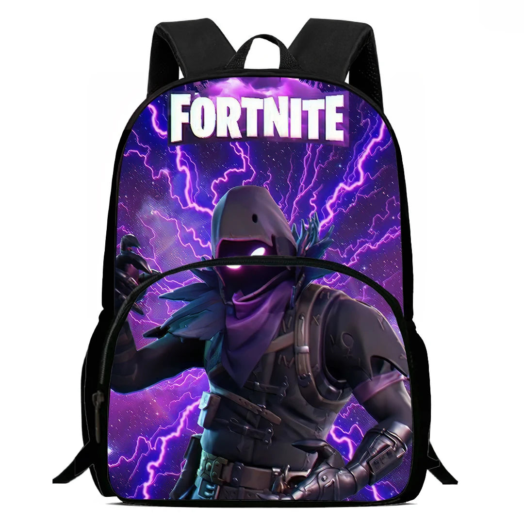 Kids  School Backpack with Front Pocket,  Light Weight Cartoon Fortnite Children Backpack For Age 6-9 , Bags For Boys Girls