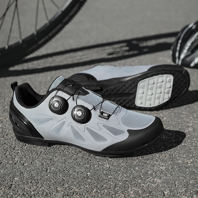 Men Non Locking Mountain Bike Shoes Without Cleats Road Bicycle Rb Speed Non Cleat Cycling Shoes Sneaker Flat Pedal Mtb Women