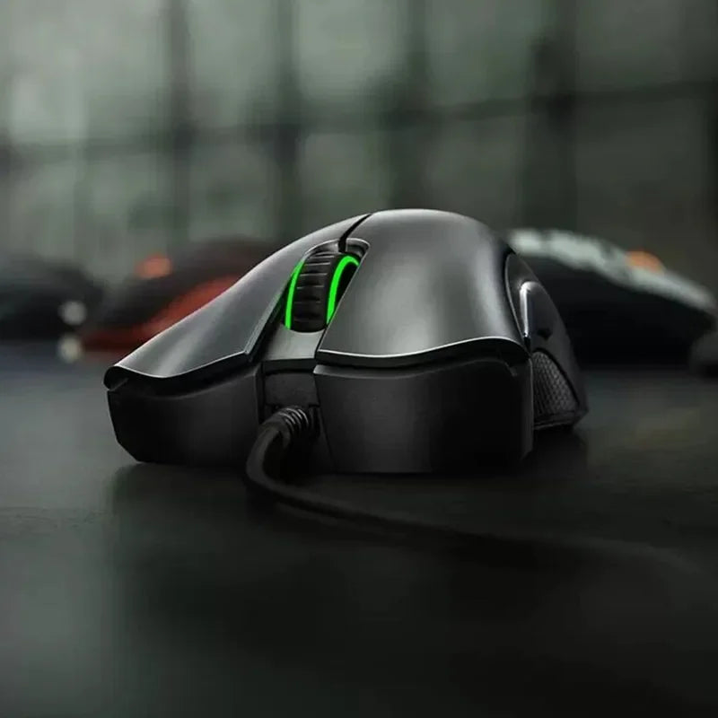 Razer DeathAdder Essential kablet gamingmus / kablet mus 6400DPI 5 uafhængige knapper til bærbar PC Gamer