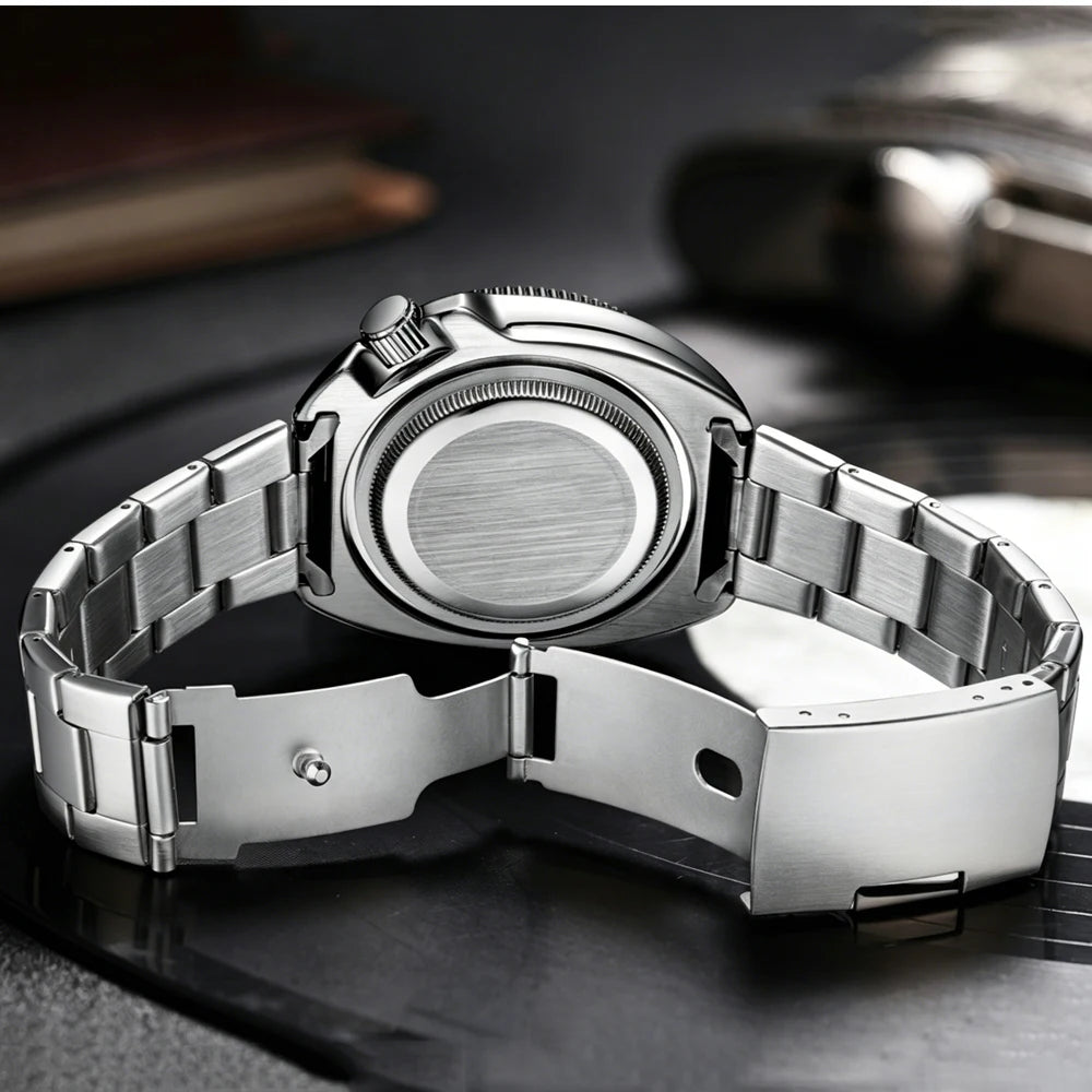 QINGXIYA New Luxury Military Man Watch Waterproof Men Watch Stainless Steel Quartz Men's Watches Reloj+box Relogio Masculino