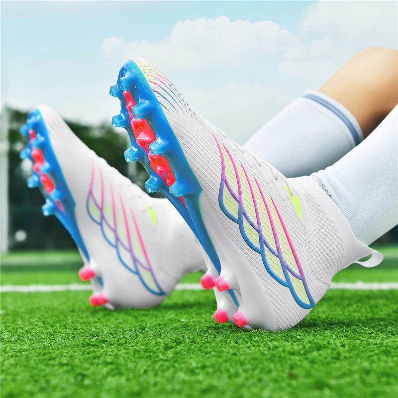 2026 New Superfly FG Football Boots Outdoor Soccer Cleats Black Shoes Soft Sport Professional Breathable Comfortable Boots