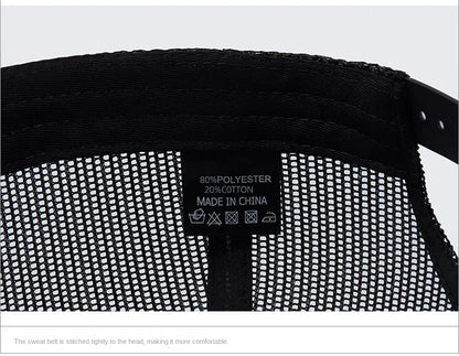 Gorras de camionero de malla en 38 colores para actividades al aire libre, gorras «dad hat» con cierre a presión, gorras de hip hop para hombre y mujer, gorras de béisbol ajustables para niños y niñas