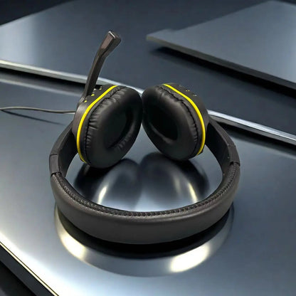 Auriculares con cable 7260 con micrófono – Headset para gaming y trabajo para PS4 PS5 Xbox One, estudio y reuniones, auriculares con jack 3.5mm
