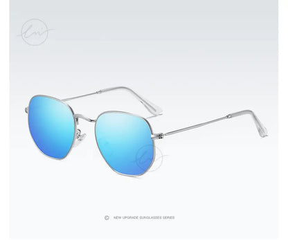 LM Kvinder Hexagon Solbriller Mænd Retro Polariserede Kørselsbelagte Spejlbriller UV400 Briller gafas de sol