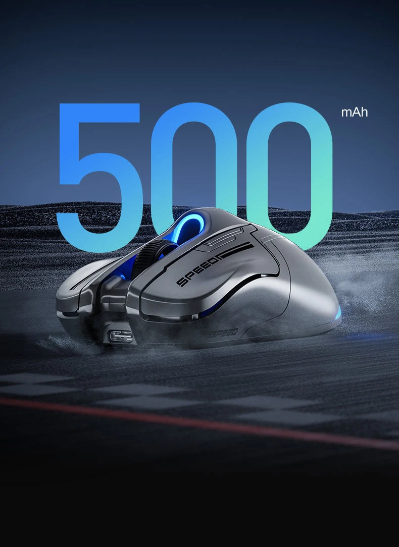 INPHIC Super Racing Car Series kabellose Bluetooth-Gaming-Maus 500mA mit Akkustandsanzeige und anpassbaren Lichteffekten