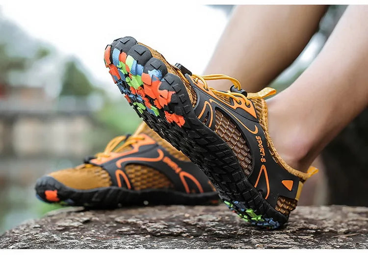 Men Wading Shoes Barefoot Beach Shoes Non-Slip And Wear-Resistant Swimming Upstream Shoes Women Outdoor Water Sports Shoes