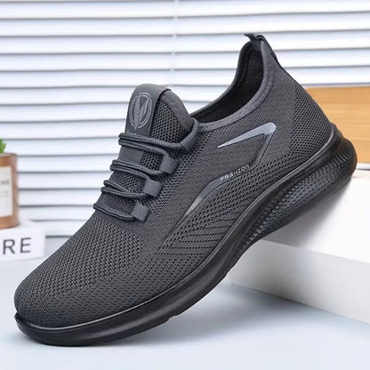 Baskets légères pour hommes, chaussures de marche en maille respirante, antidérapantes, décontractées, pour la course en plein air, confortables et douces, chaussures d'été