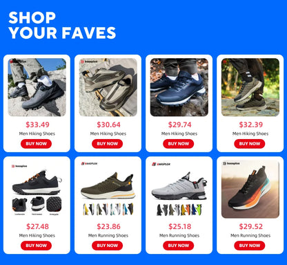Baasploa New Running Shoes Men Outdoor Fashion Lightweight Mesh Sports Shoes Male Casual Breathable Non-Slip Walking Shoes