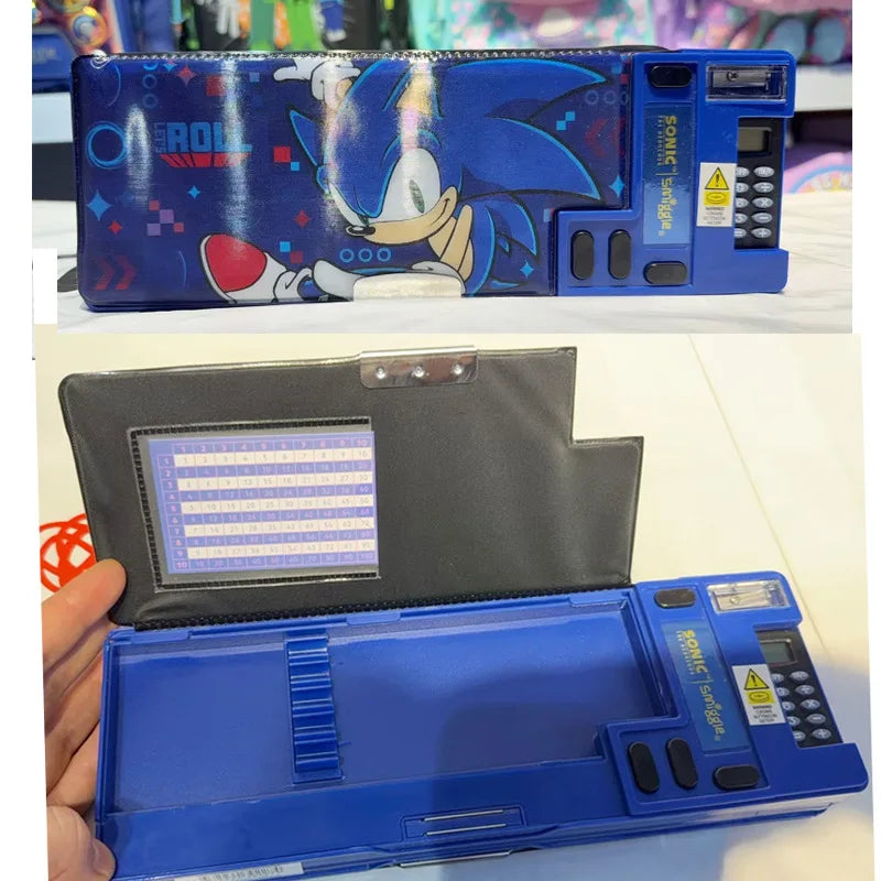 NEW High-quality Original Blue Boy Sonic Children's Backpack Cartoon Stress-relief Bag Hedgehog Anime Stationery Student Gift